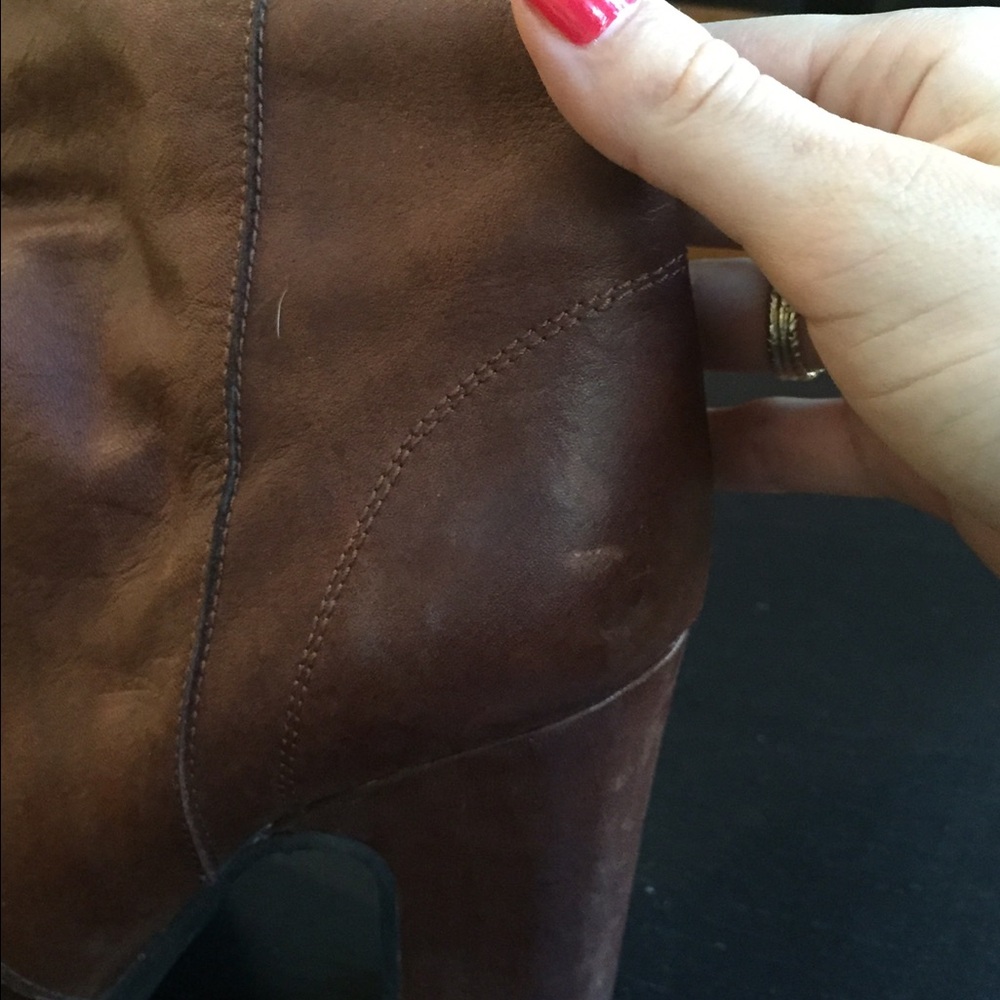 Maison Martin Margiela Black Leather Knee Boots - Picture 2 of 5